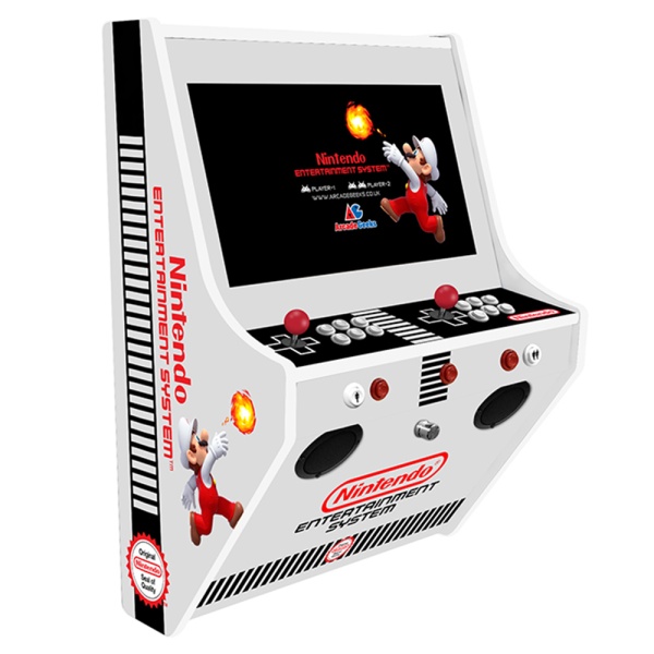 Wall Mounted 2 Player Arcade Machine - NES Themed
